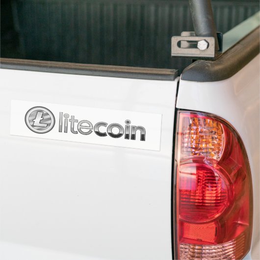 Litecoin Logo-Symbol Cryptocurrency Autoaufkleber (Auf Lkw)