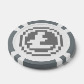 Litecoin LTC 8-Bitlogo | Poker-Chips Pokerchips (Einzeln)