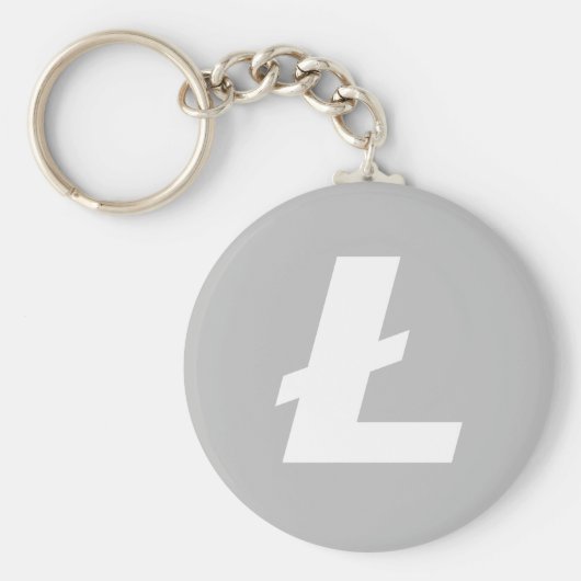 Litecoin LTC Basic Schlüsselanhänger (Vorne)