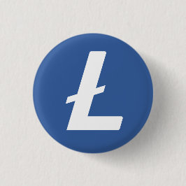 Litecoin (LTC) Cryptowährung Blockchain Flair Button