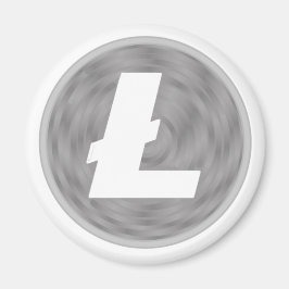 Litecoin Standard, 2¼ Zoll Circle Magnet
