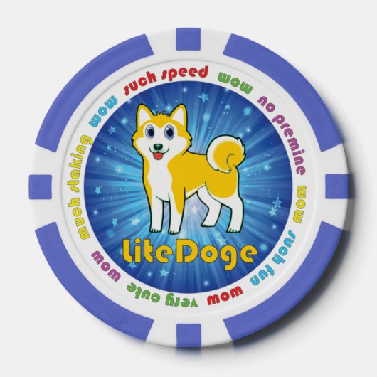 LiteDoge Token Pokerchips (Vorderseite)