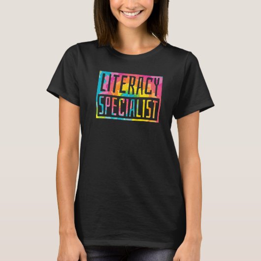 Literacy Specialist Lesen und Schreiben T-Shirt (Vorderseite)