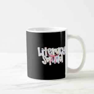 Literacy Squad Coquette Zurück zur Schule Biblioth Kaffeetasse