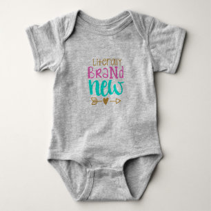 Literal Brand New Baby Onsie Strampler
