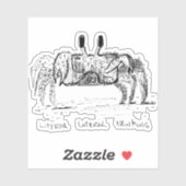 Literal Lateral Thinking Aufkleber (Blatt)