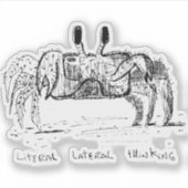 Literal Lateral Thinking Aufkleber (Vorderseite)