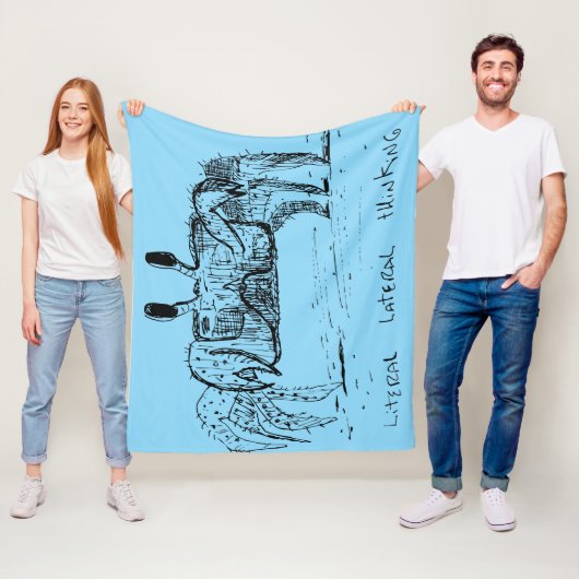 Literal Lateral Thinking Fleecedecke (Beispiel)