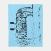 Literal Lateral Thinking Fleecedecke (Vorderseite)