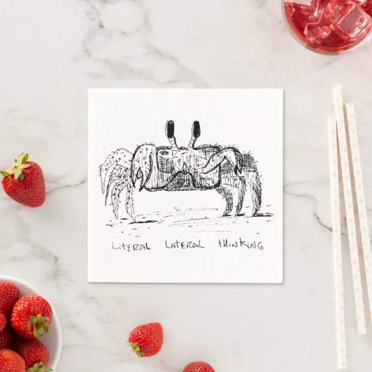 Literal Lateral Thinking Serviette (Beispiel)