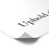 Literale Bibel ist ein Horror Poster (Ecke)