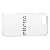 Literale Gestaltung - Telefon Case-Mate iPhone Hülle (Rückseite (Horizontal))