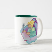 Literarische Angel-Tasse Zweifarbige Tasse (VorderseiteRechts)