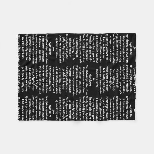 Literarische Decke (Vorderseite (Horizontal))