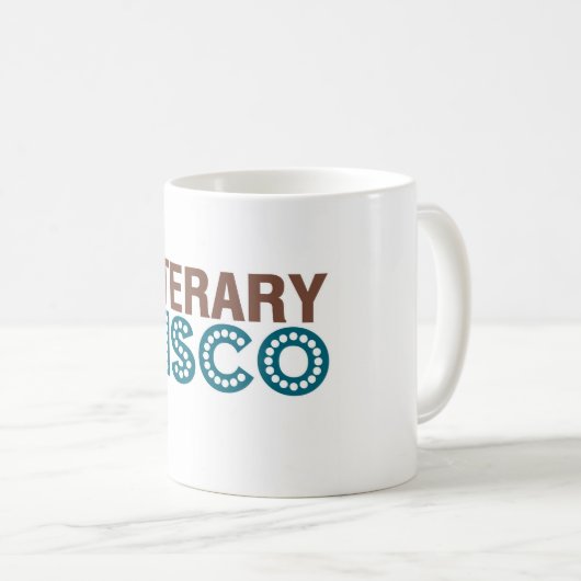 Literarische Disco-Tasse Kaffeetasse (VorderseiteRechts)