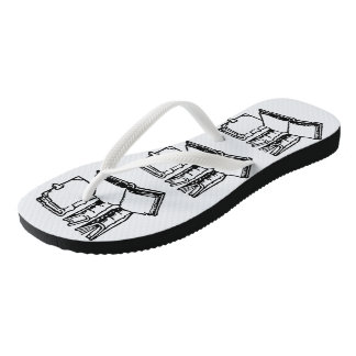 Literarische Flip Flops Badesandalen