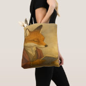 Literarische Fuchstasche Tasche (Von Nahem)