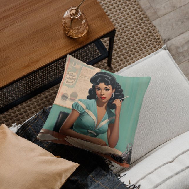 Literarische Muse: Vintage Studie Kissen (Von Creator hochgeladen)