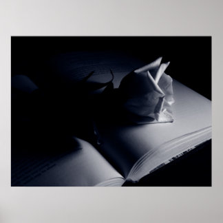 Literarische Rose Poster