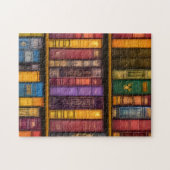 Literarische Schätze - Klassische Alte Bücher Puzzle (Horizontal)