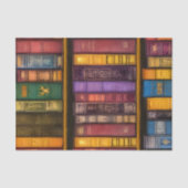 Literarische Schätze - Klassische Alte Bücher Seidenpapier (Vorderseite)