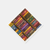 Literarische Schätze - Klassische Alte Bücher Serviette (Ecke)
