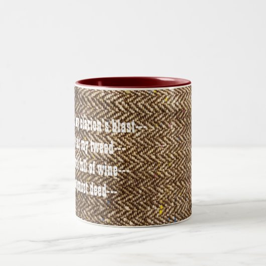 Literarische Tasse Tweeds Johns Keats (Mittel)