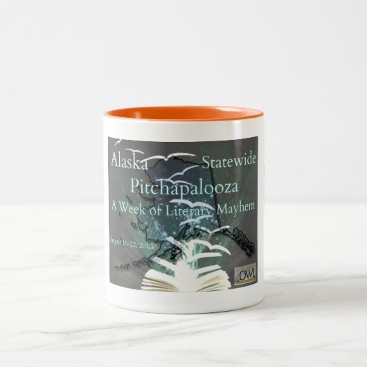 Literarische Verstümmelungs-Tasse Zweifarbige Tasse (Mittel)