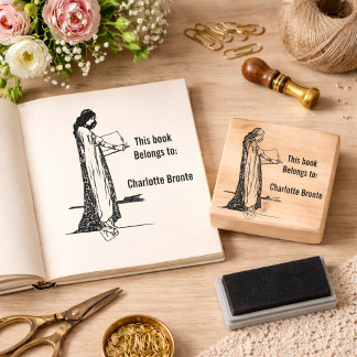 Literarischer Bücherzeichenstempel Permastempel