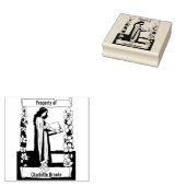 Literarischer Exlibris-Stempel Gummistempel (Stempel)