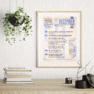 Literarischer Kalender Dezember Poster