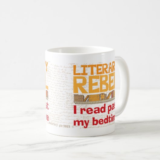 Literarischer Rebell Kaffeetasse (VorderseiteRechts)