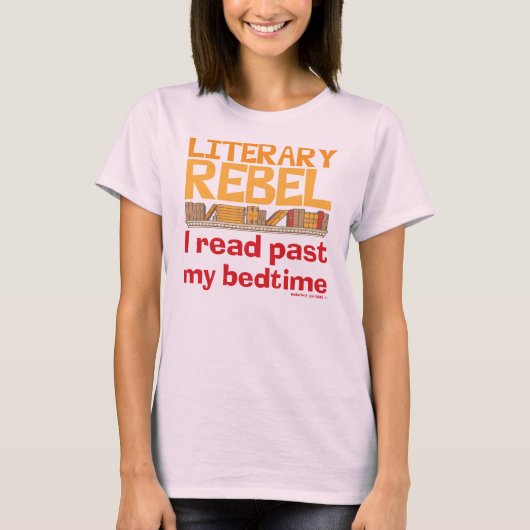 Literarischer Rebell T-Shirt (Vorderseite)