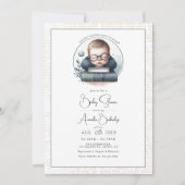 Literarisches Buch Unser nächstes Kapitel Kinderdu Einladung (Vorderseite)