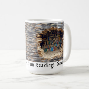 Literarisches Bücherregal-Lesetasse, Perfekt für B Kaffeetasse