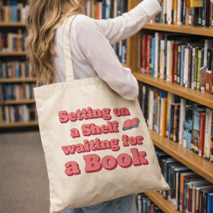 Literarisches Buchgeschenk für Bücherliebhaber Zit Tragetasche