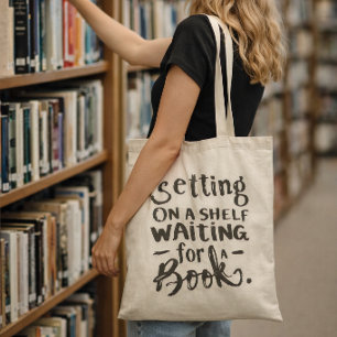 Literarisches Buchgeschenk für Bücherliebhaber Zit Tragetasche