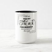 Literarisches Latte Glass Tasse (Zentrum)