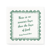Literarisches Zitat George Bernard Shaw Foodie