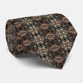 Literary Abstrakt Neck Tie Krawatte (Gerollt)
