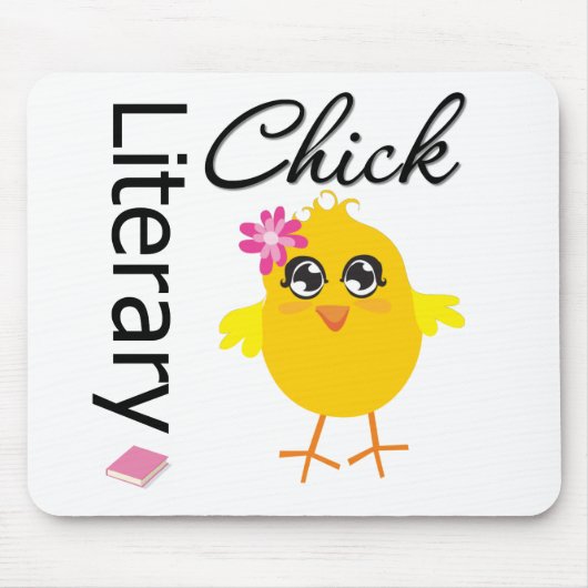 Literary Chick Mousepad (Vorne)