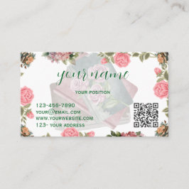 Literary Folded Business Card Design Visitenkarte