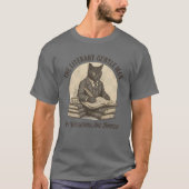 Literary Gentleman Cat My Weekends Are Booked T-Shirt (Vorderseite)