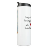 Literary Girl Book Personalized Thermal Tumbler Thermosbecher (Nach rechts gedreht)