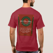 Literary Merch T - Shirt "The Claus Story" (Rückseite)