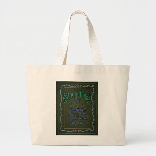 Literary Merch Tote Bag 'Changelings' Jumbo Stoffbeutel (Vorne)