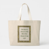 Literary Merch Tote Bag 'Night, Night Little Mite' Jumbo Stoffbeutel (Rückseite)