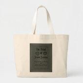 Literary Merch Tote Bag 'The Trial of John Jasper' Jumbo Stoffbeutel (Vorne)