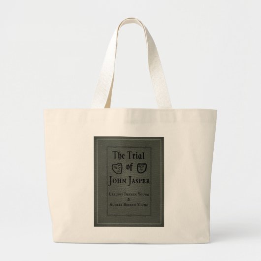 Literary Merch Tote Bag 'The Trial of John Jasper' Jumbo Stoffbeutel (Vorne)