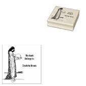 Literatur-Exlibris-Stempel Gummistempel (Stempel)